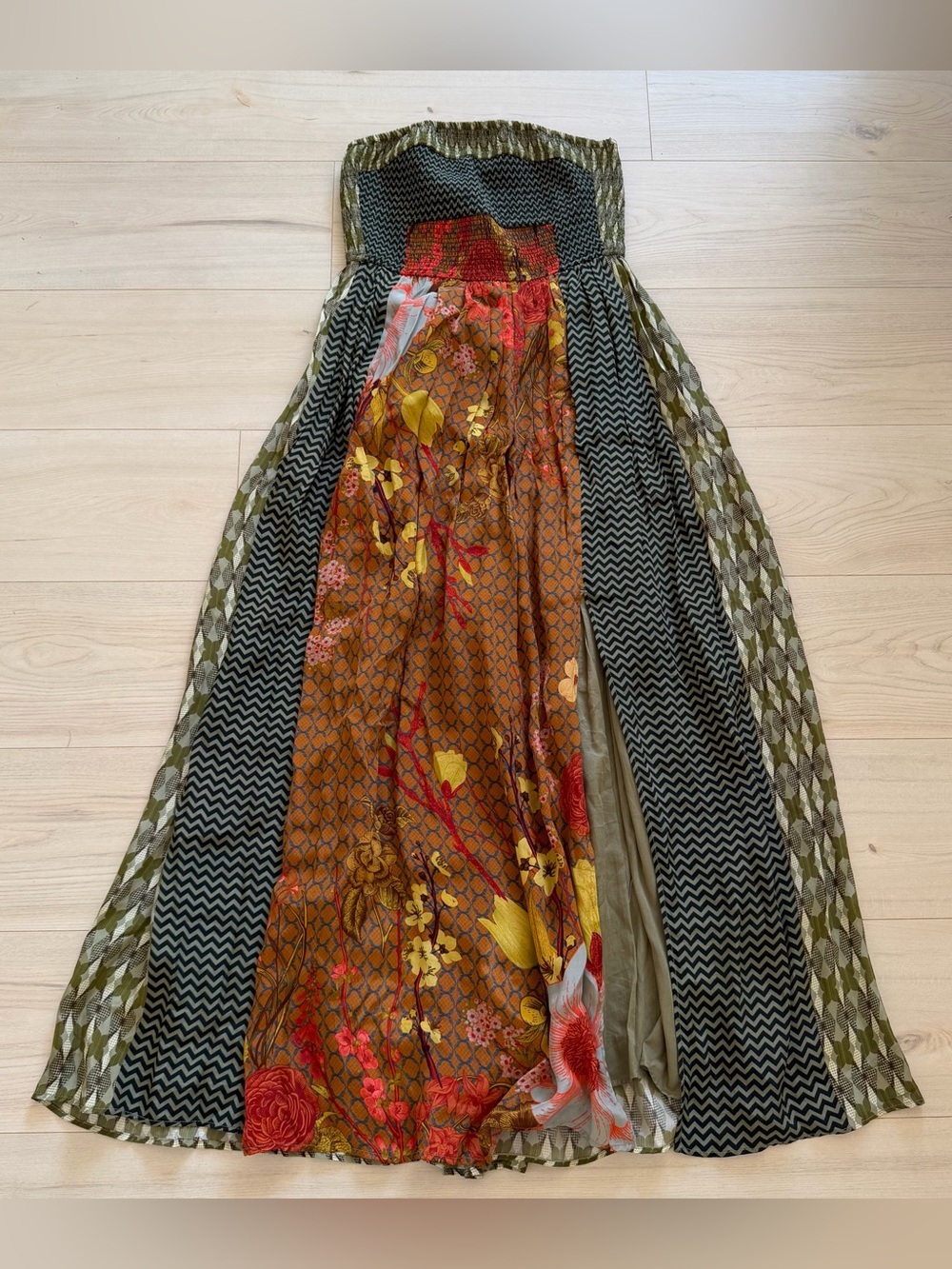 Siddhartha Bansal Strapless Maxi Dress